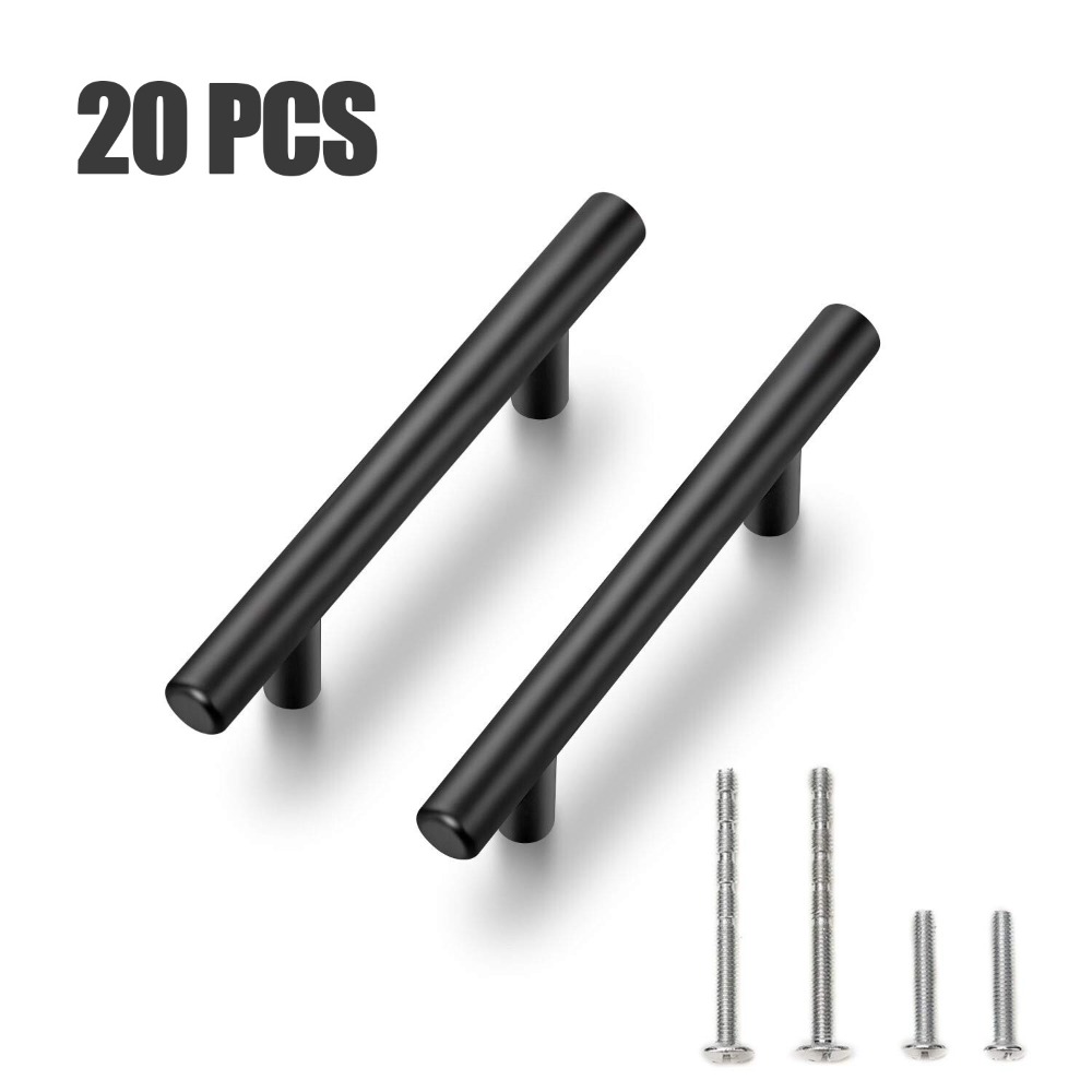 Furniture Hardware China - 20 pièces armoire tire noir mat