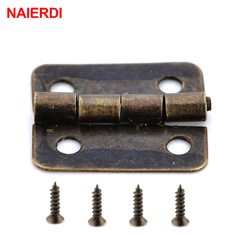 Furniture Hardware Vintage - NAIERDI – Mini charnières antiques, en