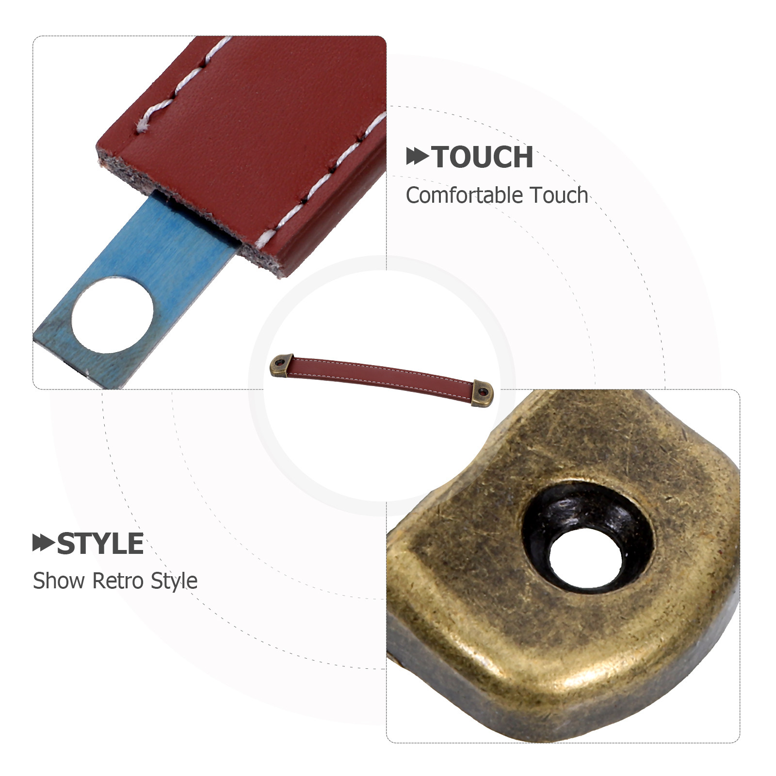2 poignées de meuble en PU sty - Vintage Furniture Hardware Replacement avis et prix