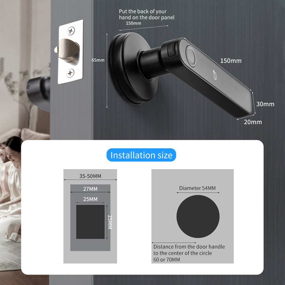 Tuya SmartLife APP BLE serrure - Door Handle Bar avis et prix