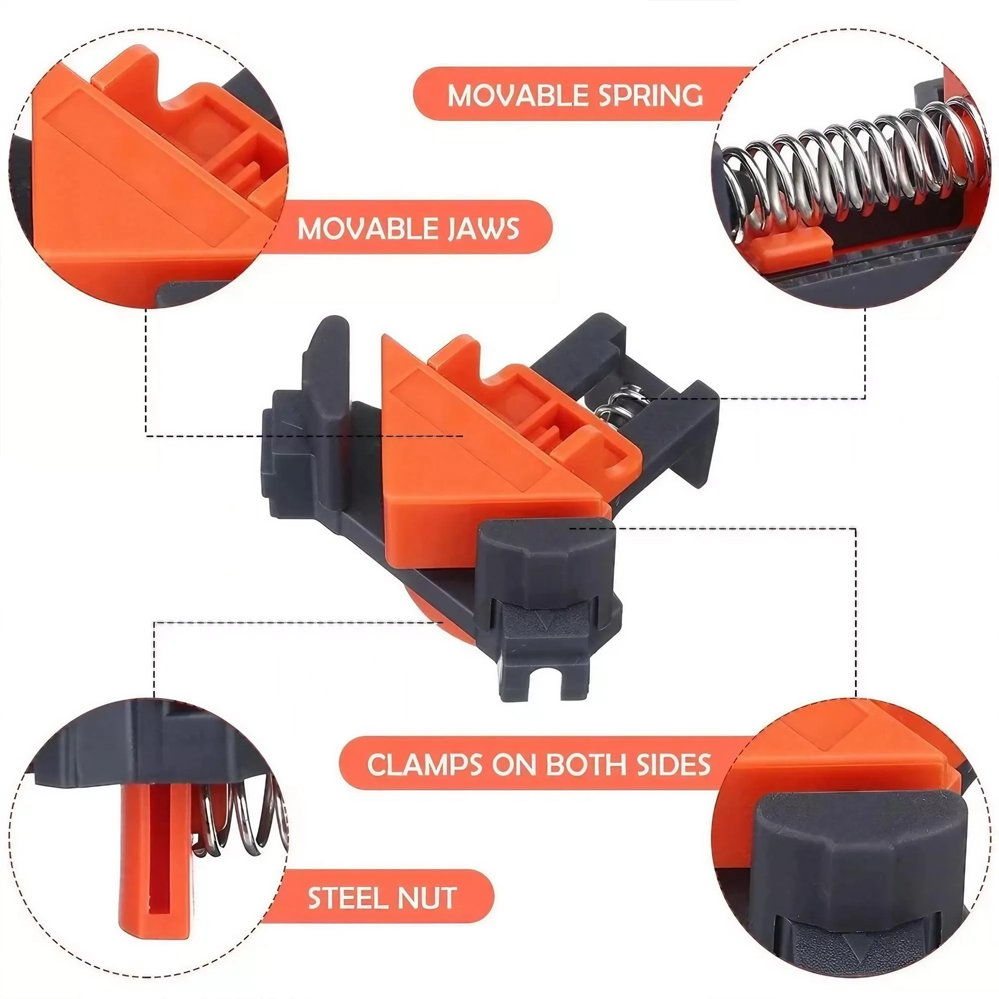 Kit de pinces d'angle à 90 deg - Furniture Hardware Kit avis et prix