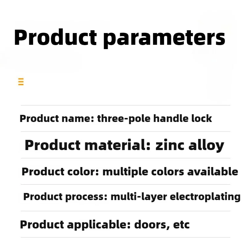 Poignée de porte et serrure de - Door Handle Bar avis et prix