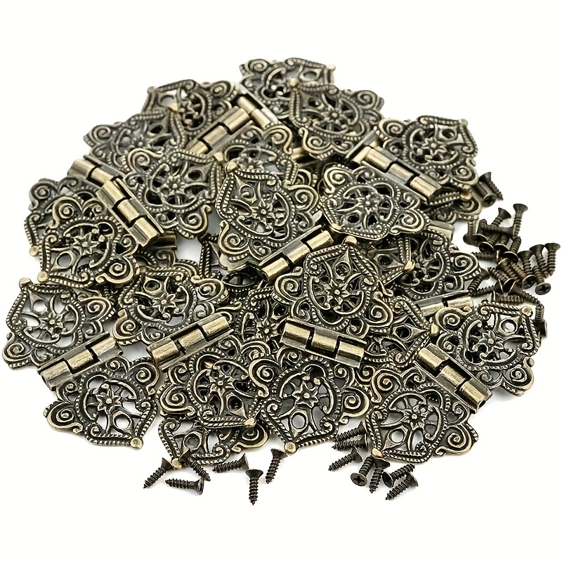 8 charnières vintage en alliag - Furniture Hardware Vintage avis et prix