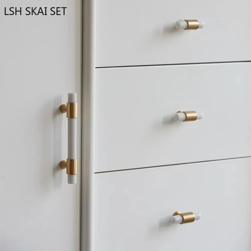 Poignée en laiton marbré nordi - Furniture And Hardware Supplies avis et prix